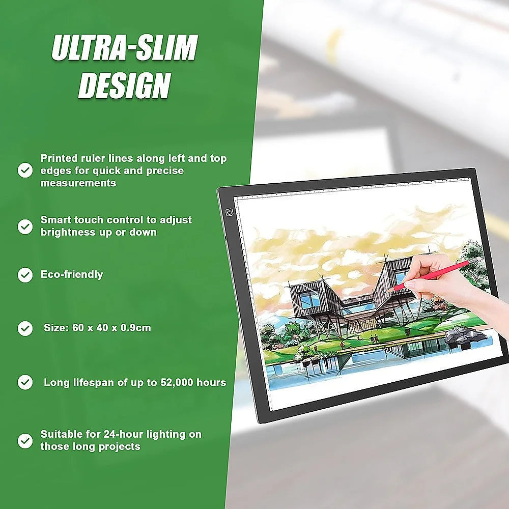 LED Light Box A2 Tracing Board Art Design Stencil Tattoo