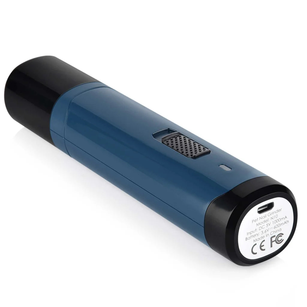 LED Light Pet Nail Grinder Dog Cat Trimmer 2-Speed