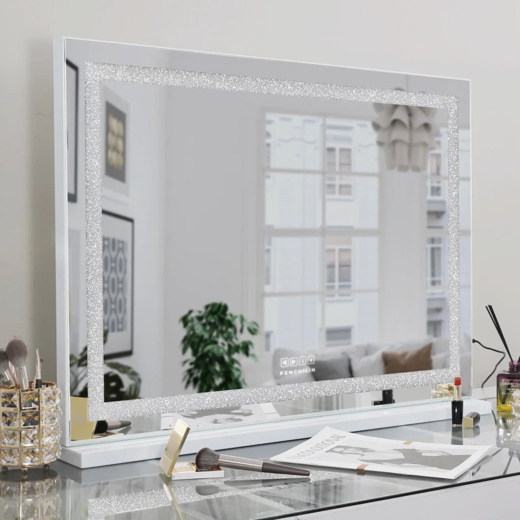LED Makeup Mirror Bluetooth Touch Sensor Hollywood Vanity