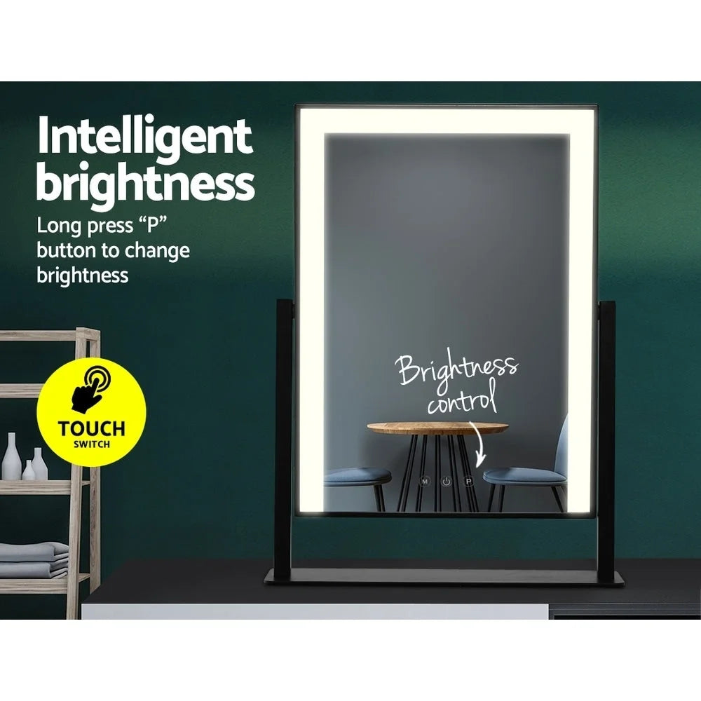 LED Makeup Mirror Hollywood Standing Mirror Tabletop Vanity