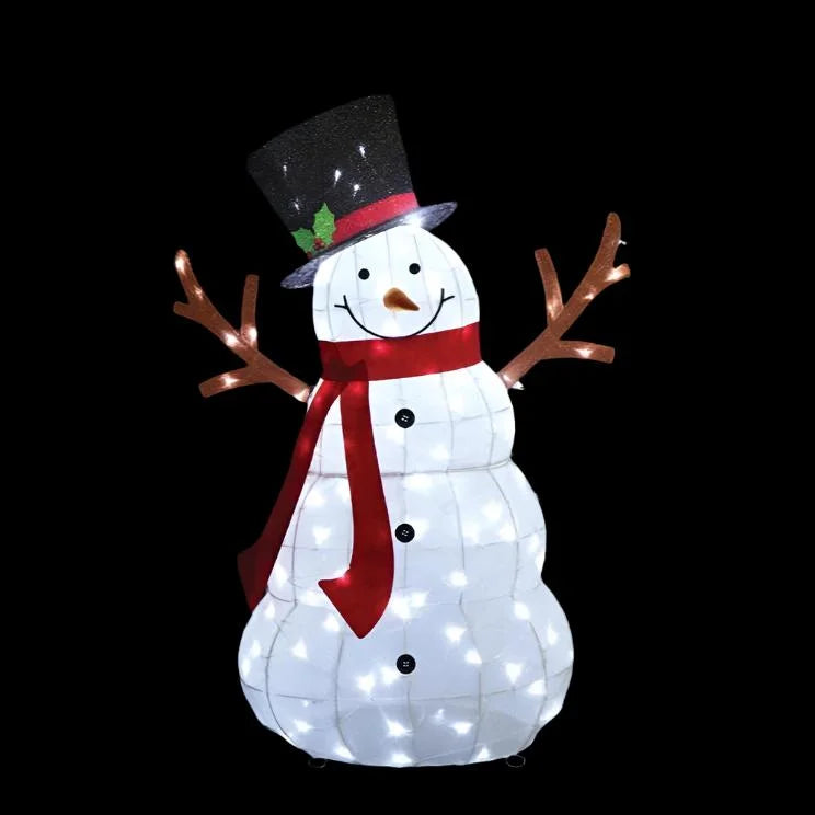 LED Mesh Melting Snowman 135cm Twinkle - Occasions >