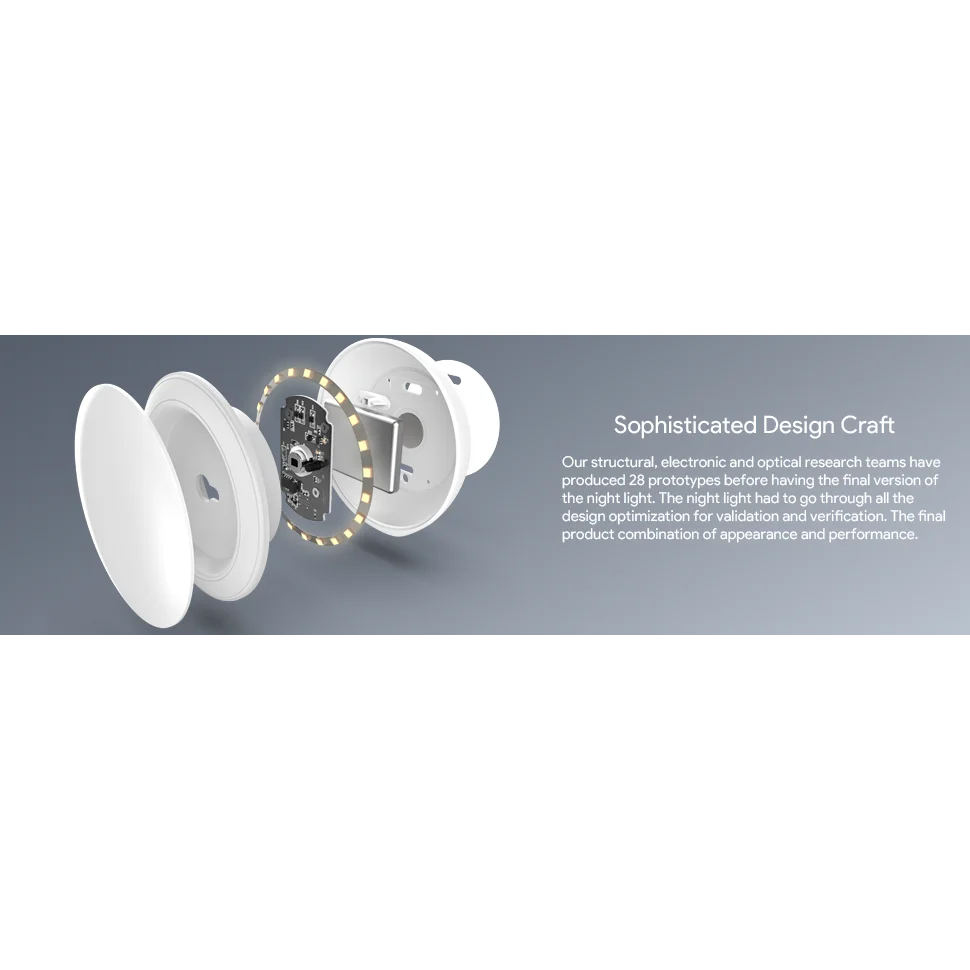 LED Motion Sensor Night Light Indoor Cordless Battery