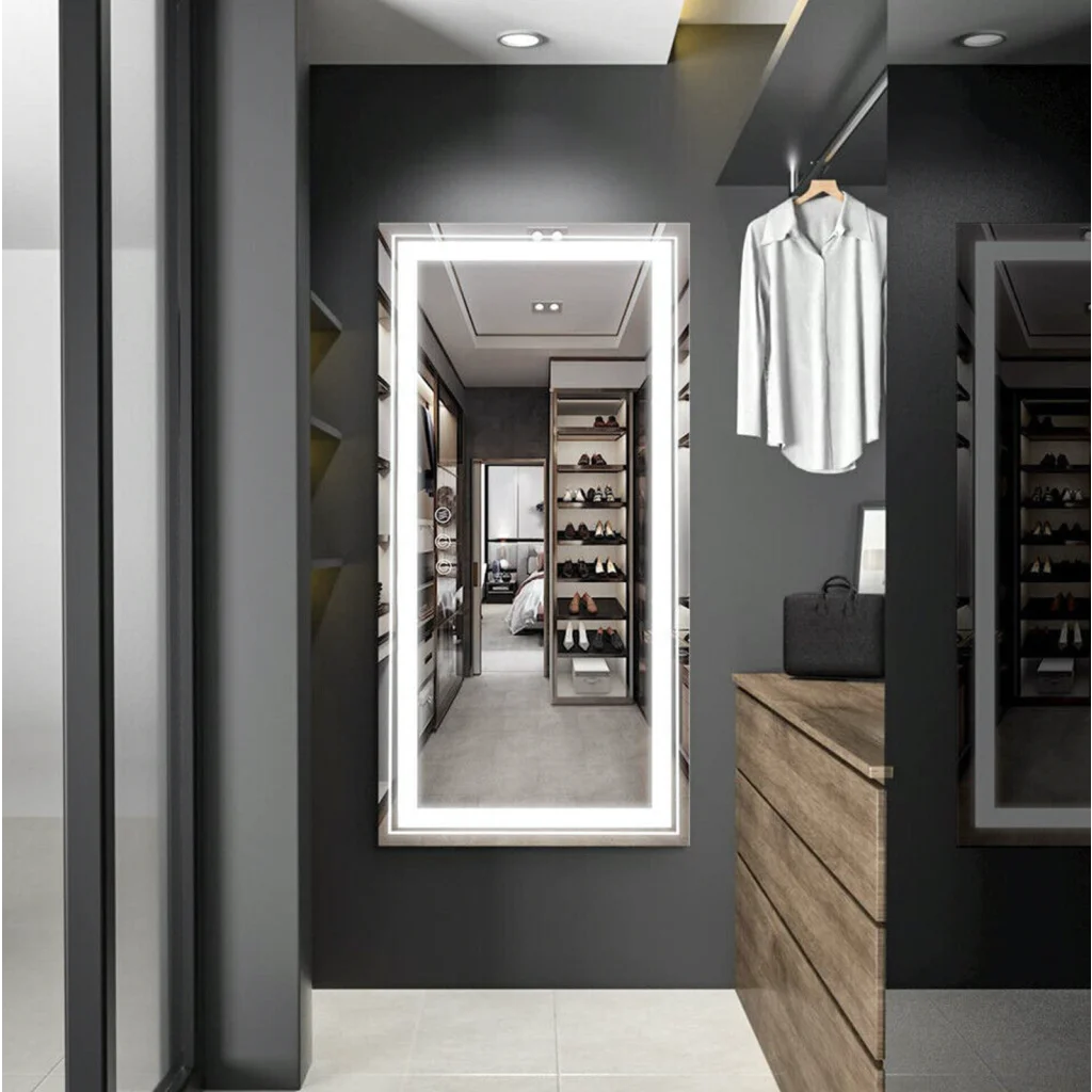 LED Rectangle Frameless Wall Mirror Salon / Bathroom - 100