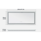 LED Rectangle Frameless Wall Mirror Salon / Bathroom - 120