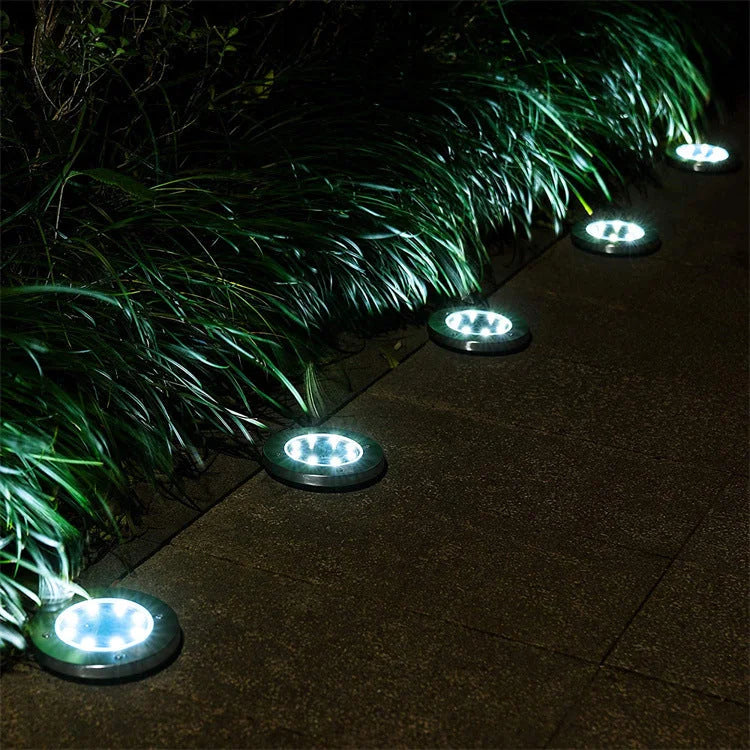 LED Solar Underground Light Waterproof Color Changing