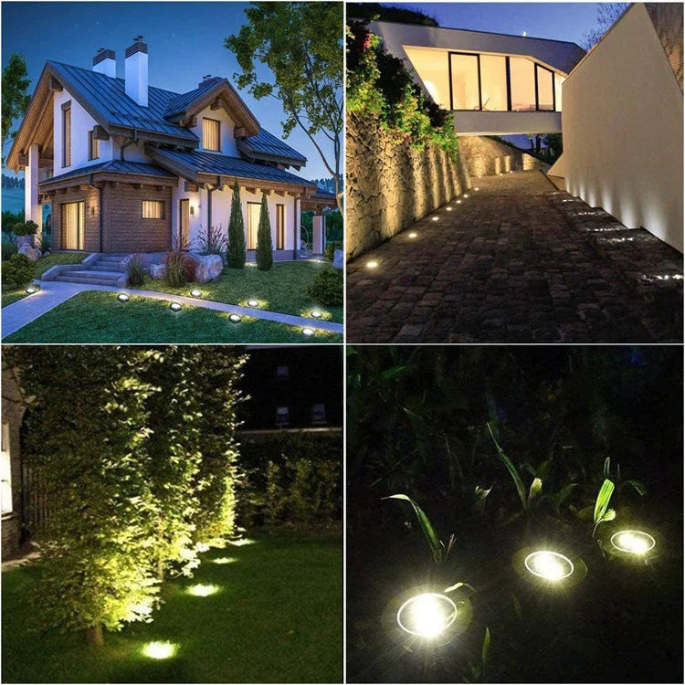 LED Solar Underground Light Waterproof Color Changing