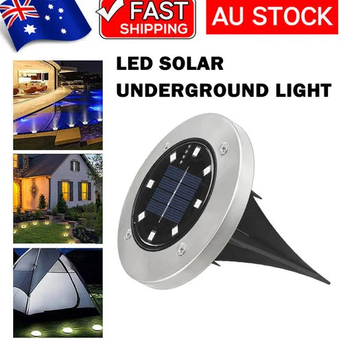 LED Solar Underground Light Waterproof Color Changing