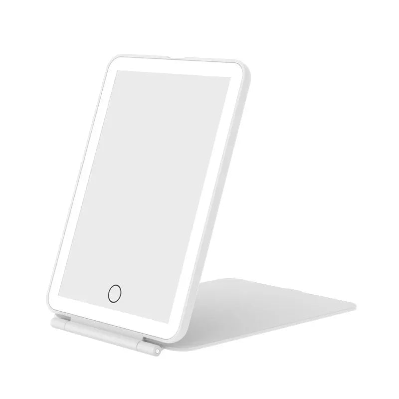 LED Travel Makeup Mirror 3 Light Modes USB - Home & Garden