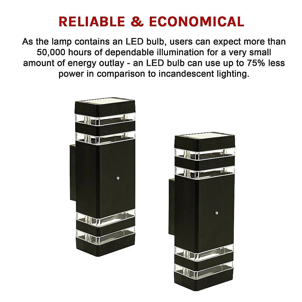 LED Up Down Wall Light 12’’ Modern Dual Lamp Fixtures