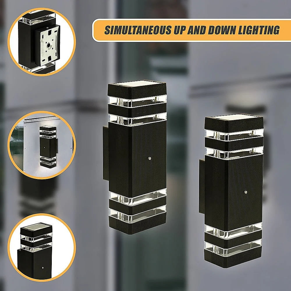 LED Up Down Wall Light 12’’ Modern Dual Lamp Fixtures