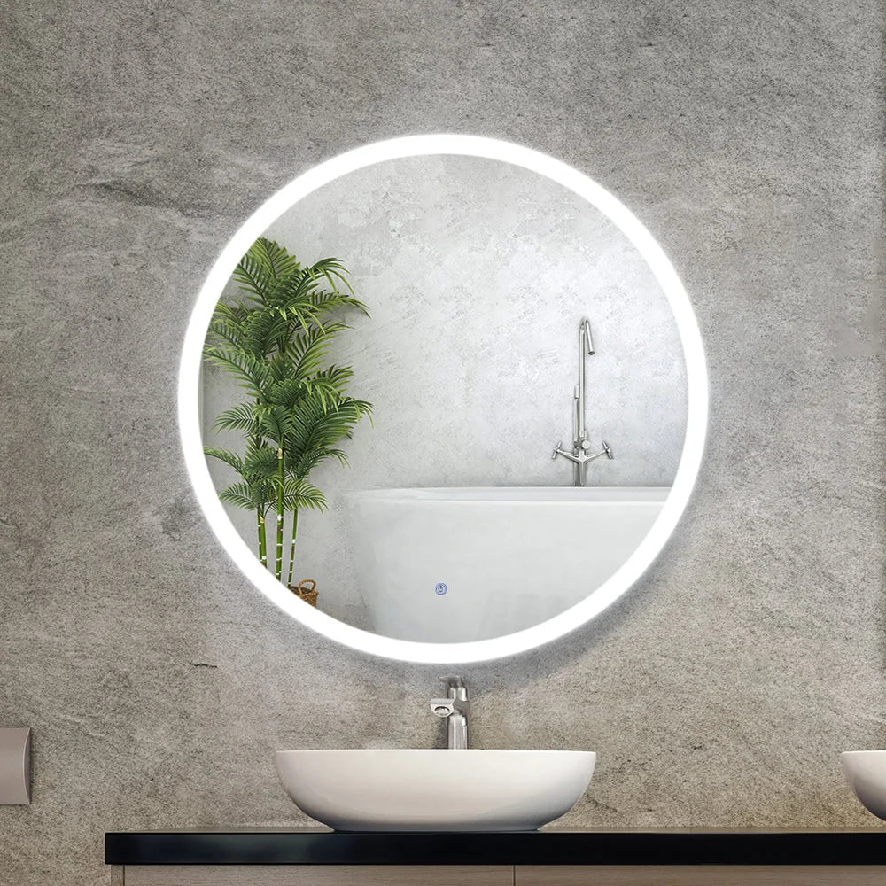 LED Wall Mirror Bathroom Mirrors With Light 90CM Decor