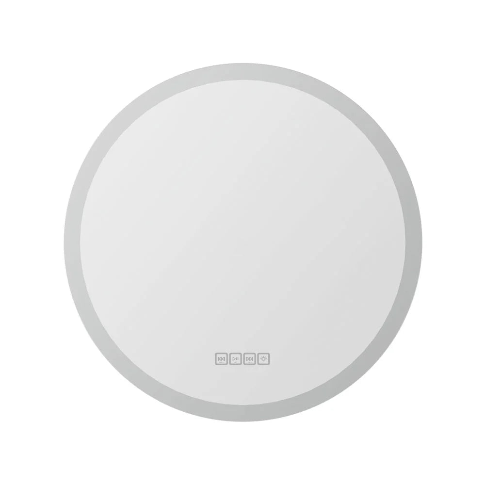 LED Wall Mirror Bluetooth with Light 60CM Bathroom Decor