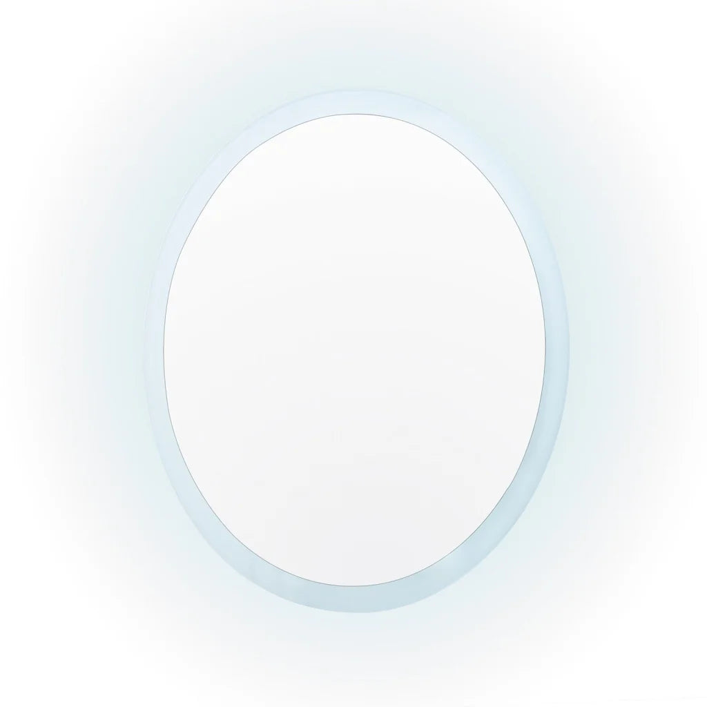 LED Wall Mirror Round Touch Anti-Fog Makeup Decor Bathroom
