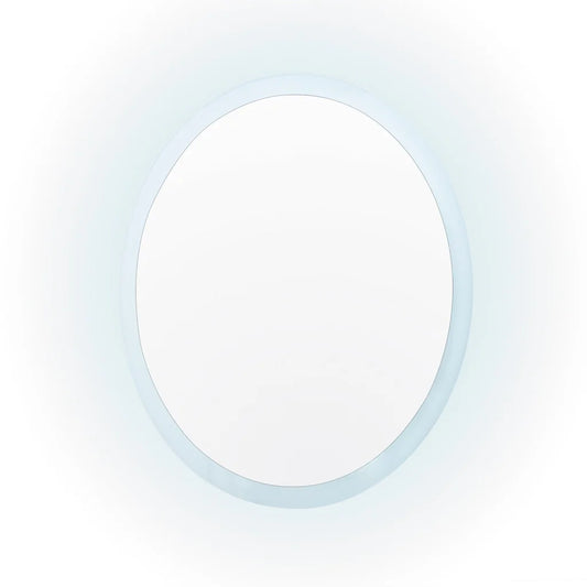 LED Wall Mirror Round Touch Anti-Fog Makeup Decor Bathroom