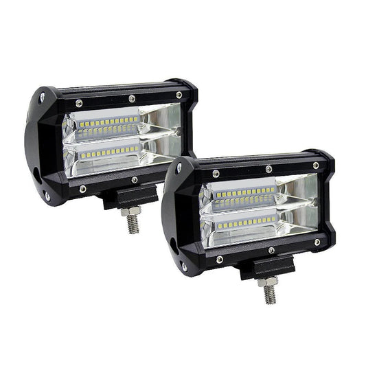 LED Work Light Bar Flood 5-Inch 2PCS - Offroad Boat Driving