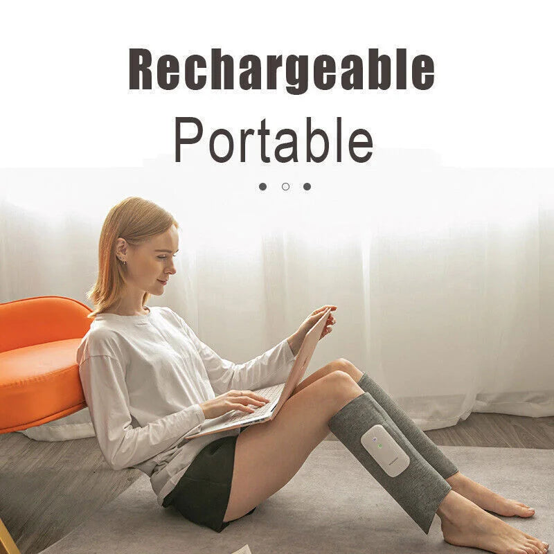 Leg Massager Heated Air Compression Foot Massage Calf