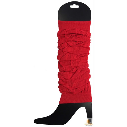 LEG WARMERS Knitted Womens Neon Party Knit Ankle Fluro