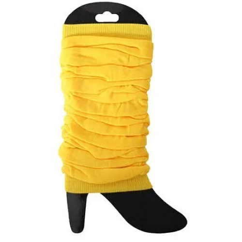 LEG WARMERS Knitted Womens Neon Party Knit Ankle Fluro
