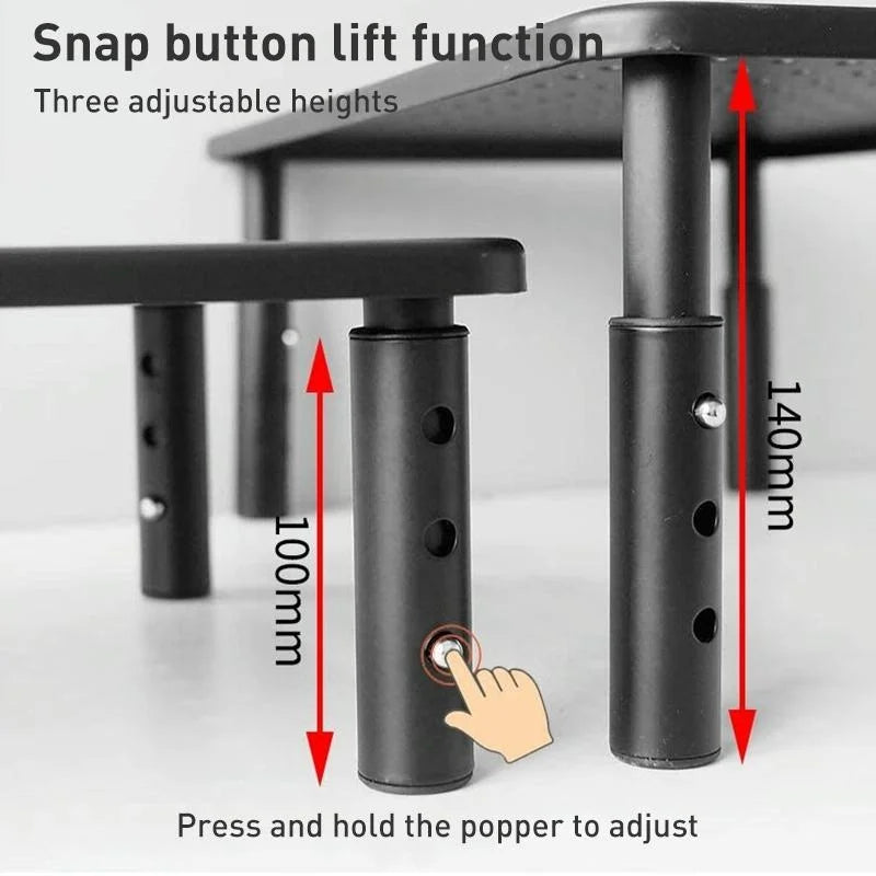 Lenovo Thinkpad Laptop Stand With Phone Holder - Elevated Monitor Stand-1964932268166352898