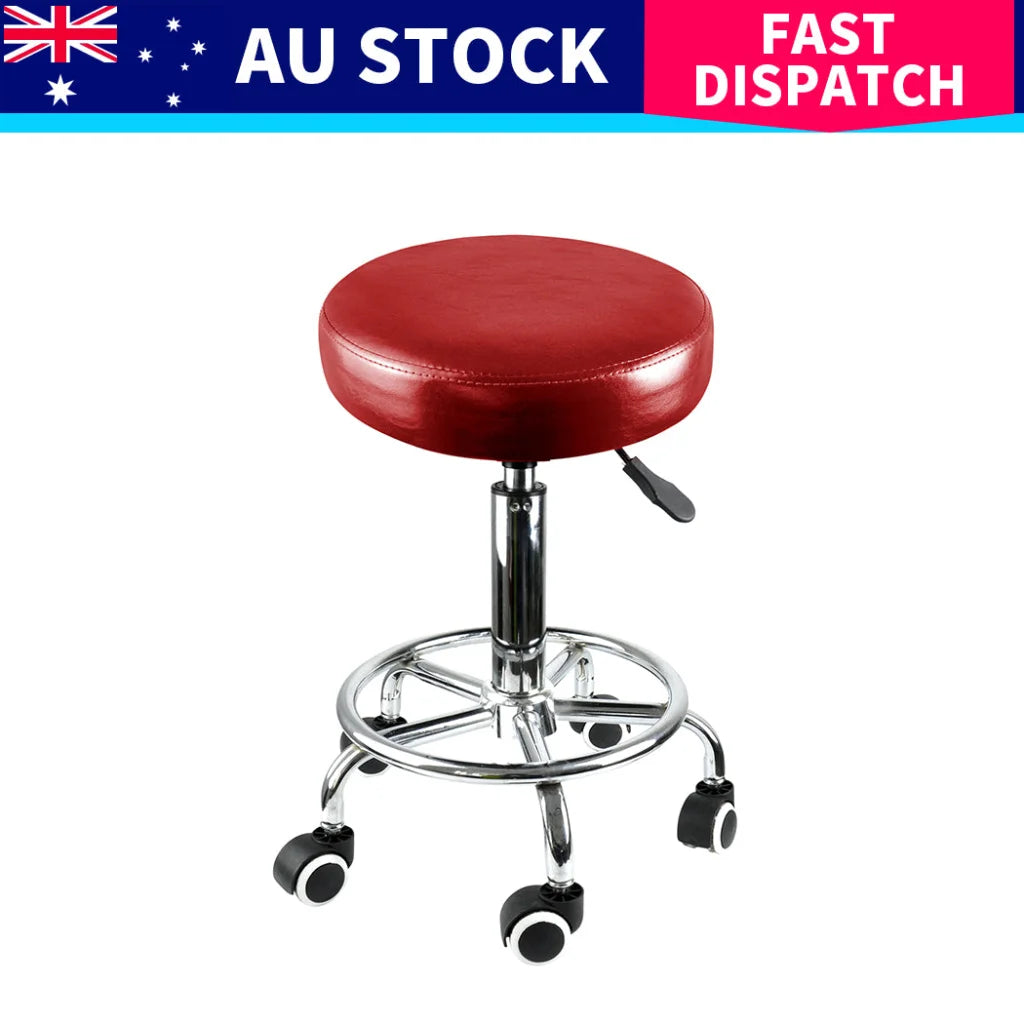 Levede 2x Salon Stool Swivel Barber Stools-1973193577404174344