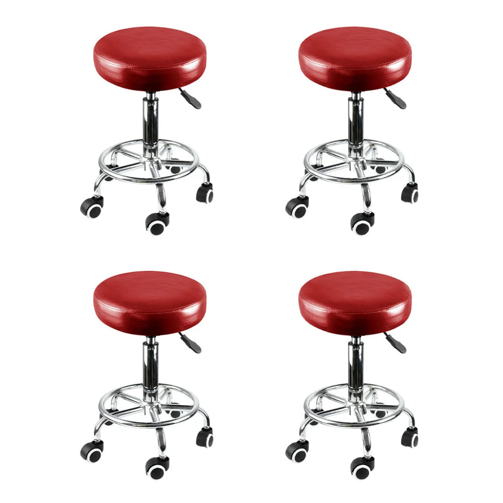 Levede 4x Salon Stool Swivel Barber Stools-1973193577597112320