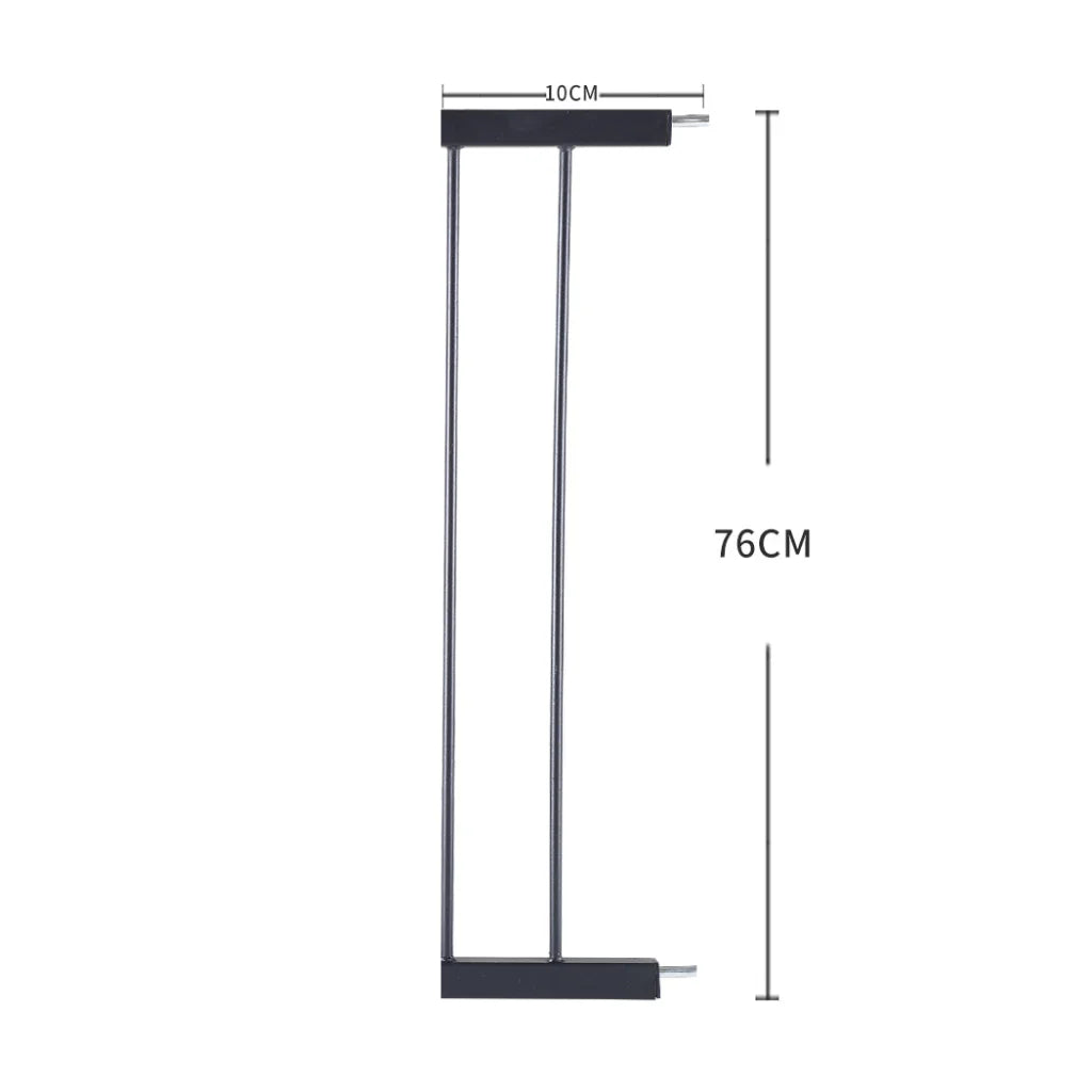Levede Baby Safety Gate Adjustable Pet Black 10cm Extension-1973194018988888066