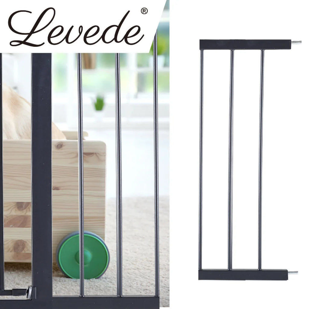 Levede Baby Safety Gate Adjustable Pet Black 20cm Extension-1973194019416707079