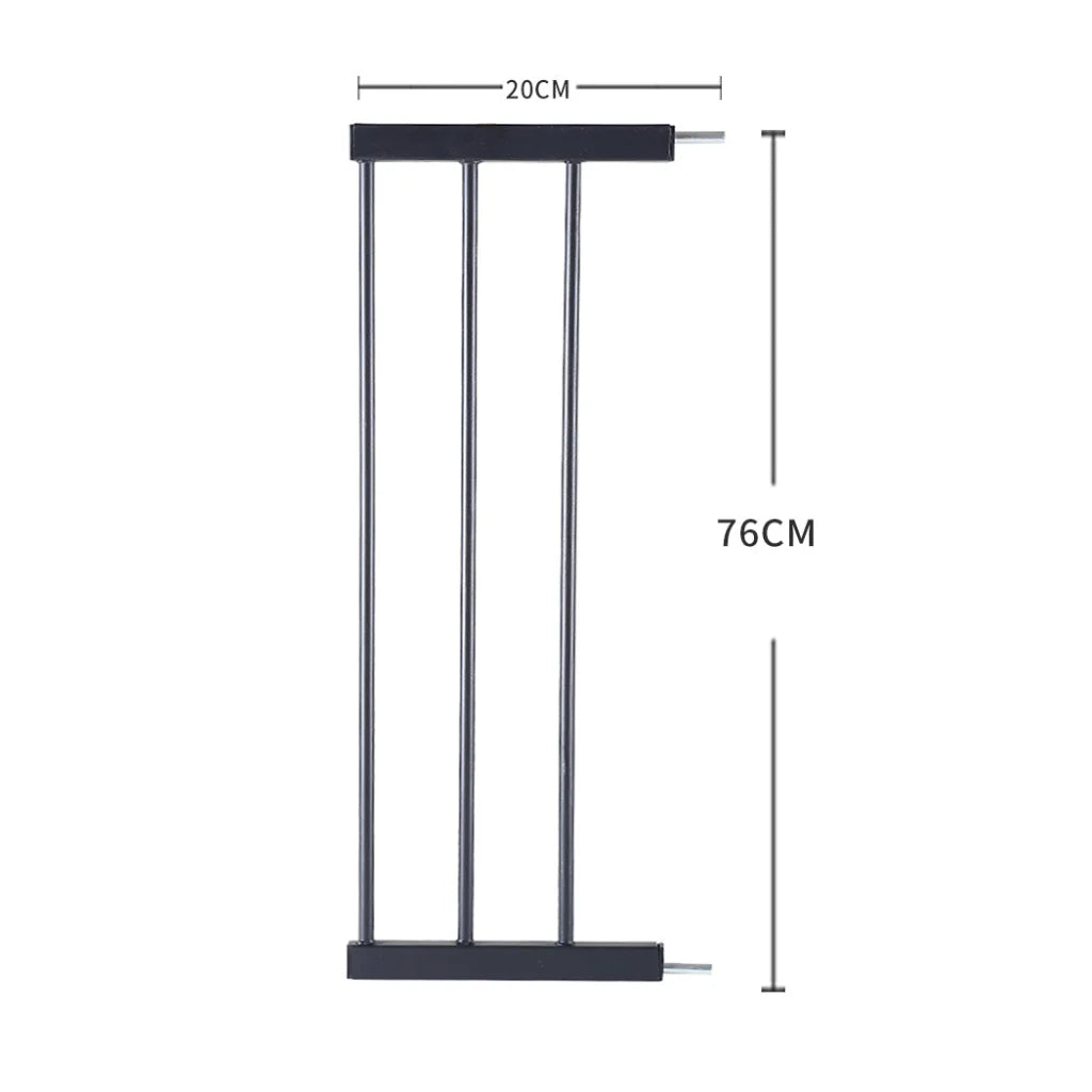 Levede Baby Safety Gate Adjustable Pet Black 20cm Extension-1973194019416707074