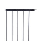 Levede Baby Safety Gate Adjustable Pet Black 45cm Extension-1975420518404329476