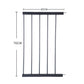 Levede Baby Safety Gate Adjustable Pet Black 45cm Extension-1975420518404329474