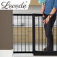 Levede Baby Safety Gate Adjustable Pet Black 45cm Extension-1975420518404329478