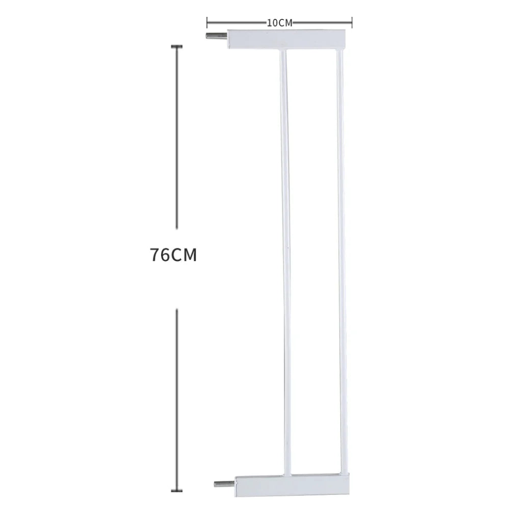 Levede Baby Safety Gate Adjustable Pet White 10cm Extension-1975420517850681346
