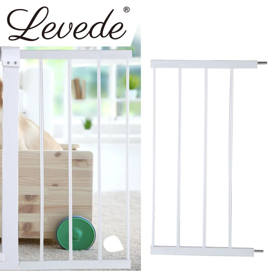 Levede Baby Safety Gate Adjustable Pet White 30cm Extension-1973194020058435591