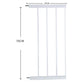 Levede Baby Safety Gate Adjustable Pet White 30cm Extension-1973194020058435586