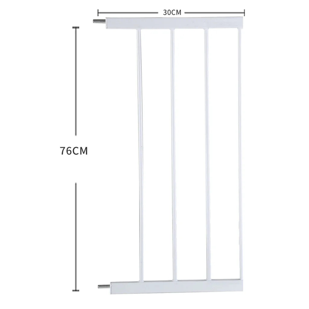 Levede Baby Safety Gate Adjustable Pet White 30cm Extension-1973194020058435586