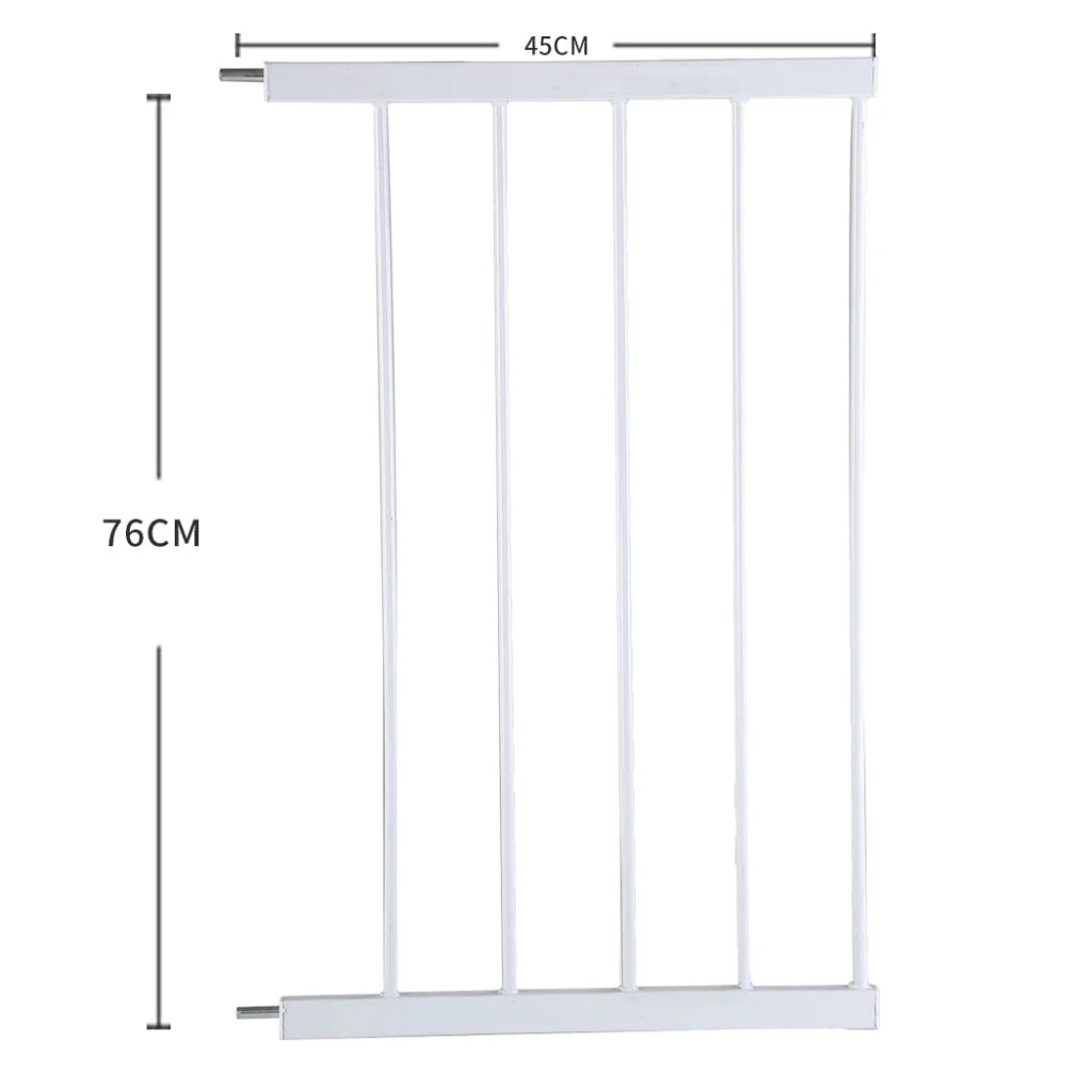 Levede Baby Safety Gate Adjustable Pet White 45cm Extension-1975420518618238978