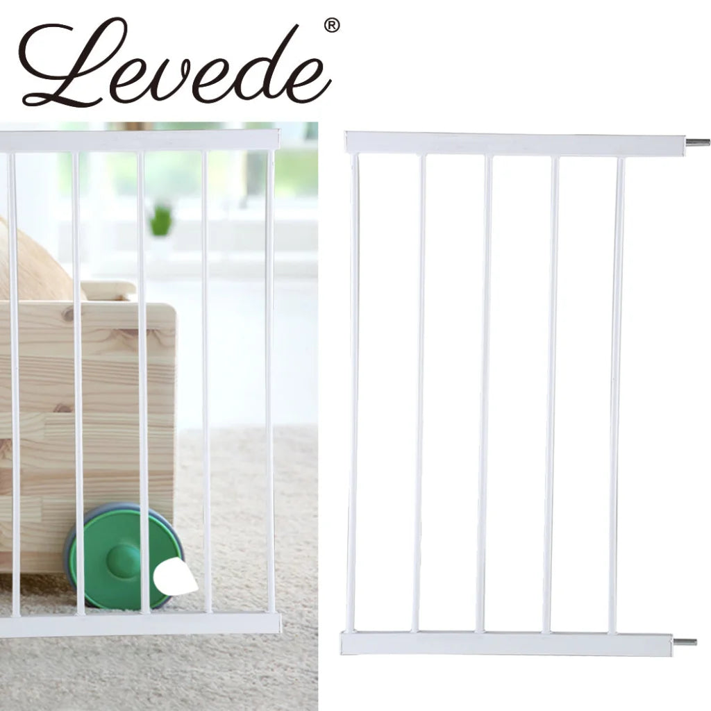 Levede Baby Safety Gate Adjustable Pet White 45cm Extension-1975420518618238983