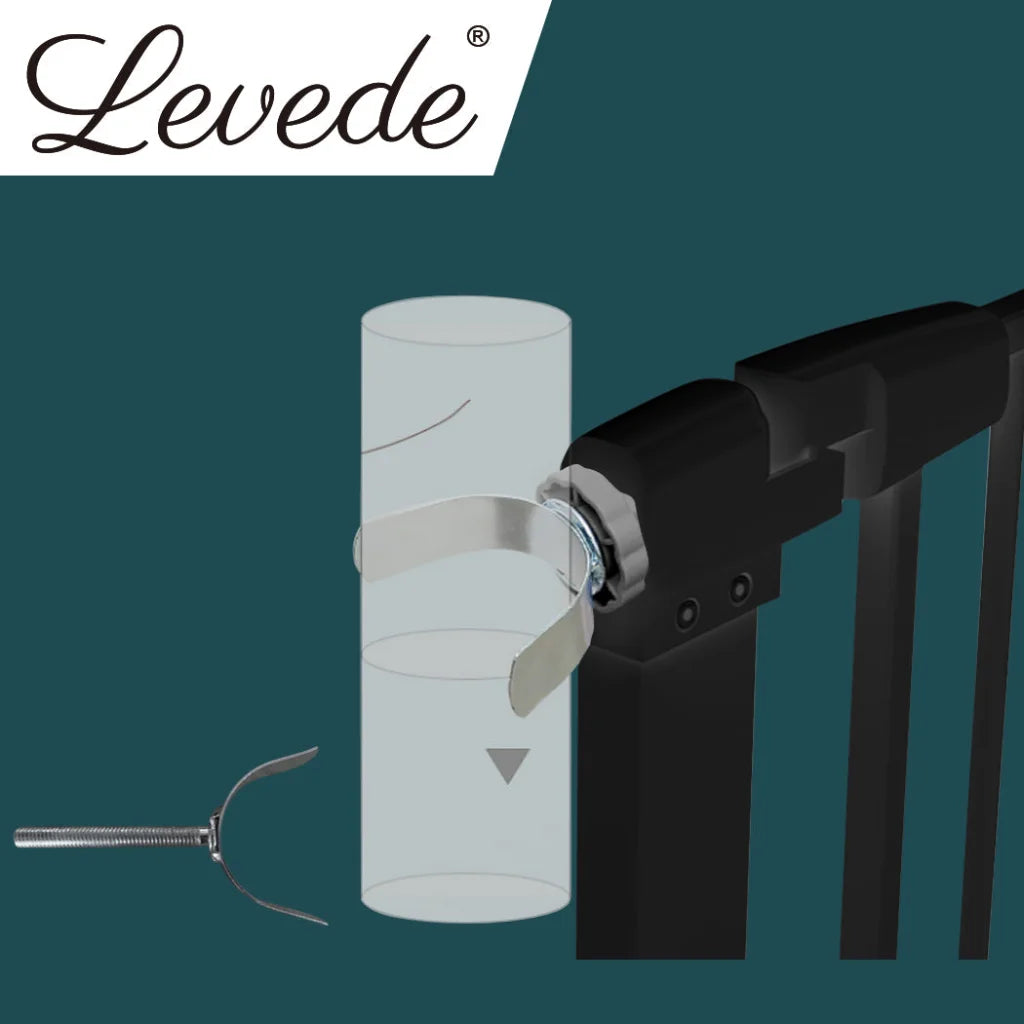 Levede Baby Safety Gate U Style Adaptor-1975420384966742023