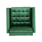 Lewisham Emerald Tufted Velvet Armchair - Furniture > Bar