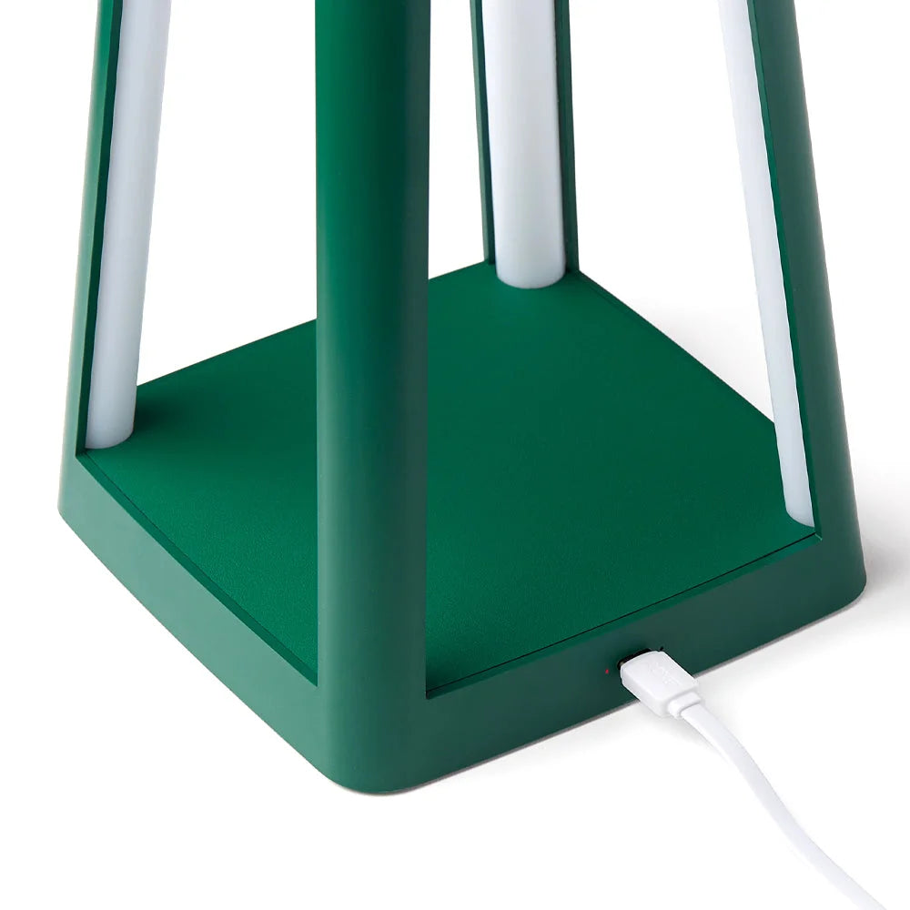 Lexon Lantern Portable Lamp With Built-In Wireless Charger
