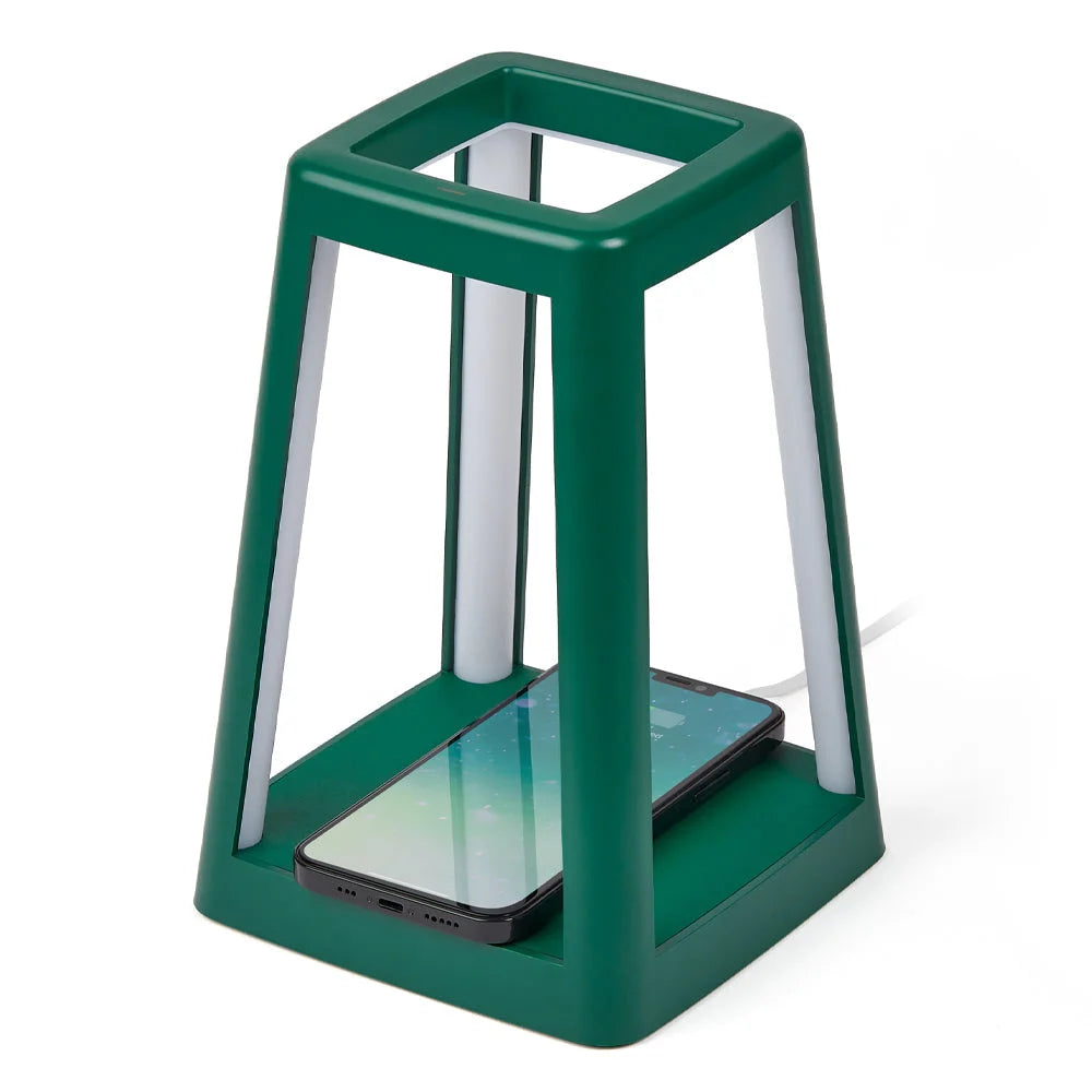 Lexon Lantern Portable Lamp With Built-In Wireless Charger