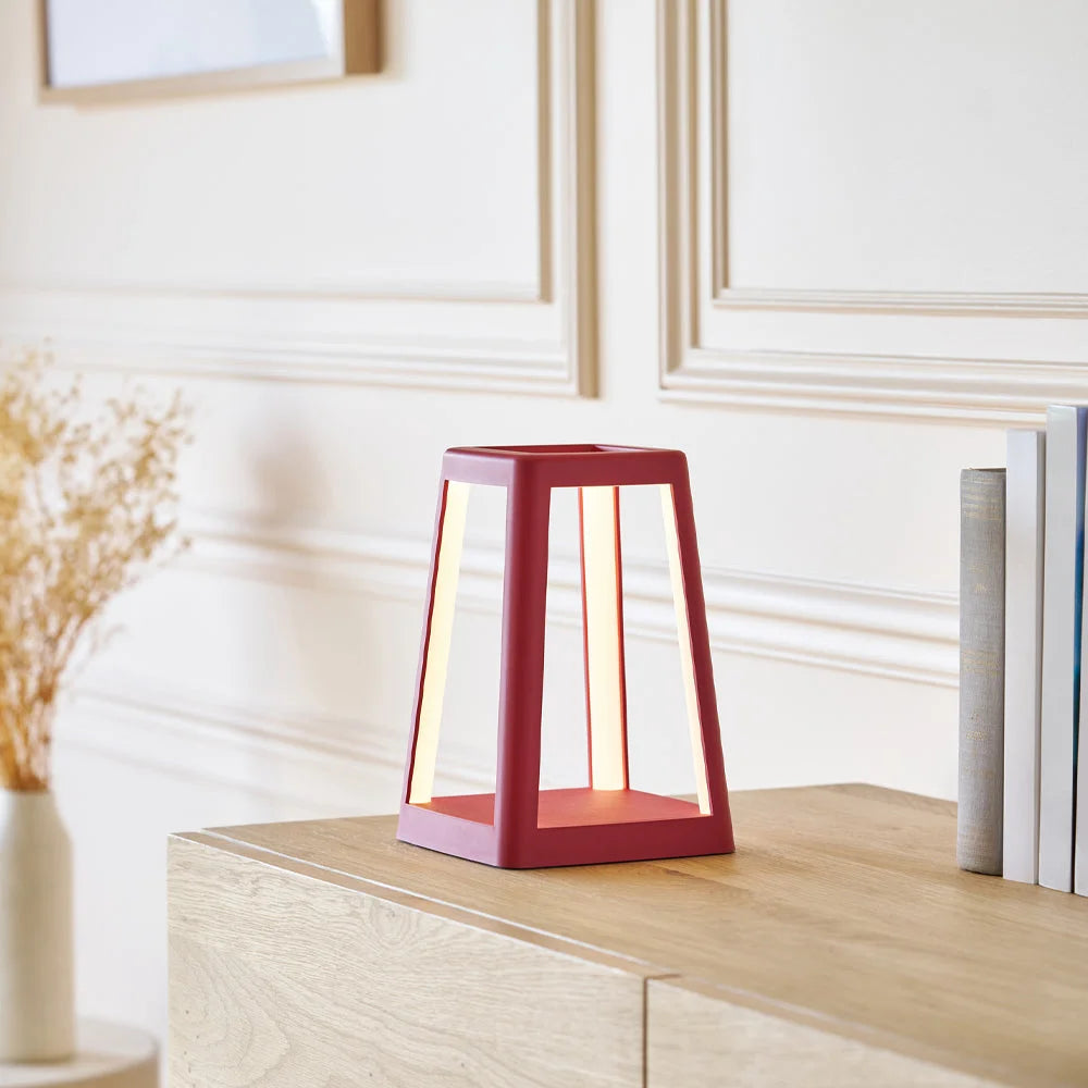 Lexon Lantern Portable Lamp With Built-In Wireless Charger