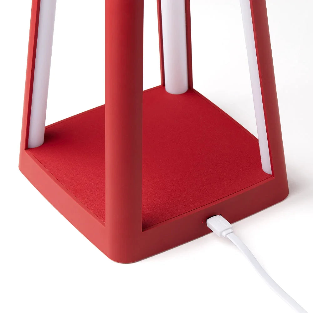 Lexon Lantern Portable Lamp With Built-In Wireless Charger