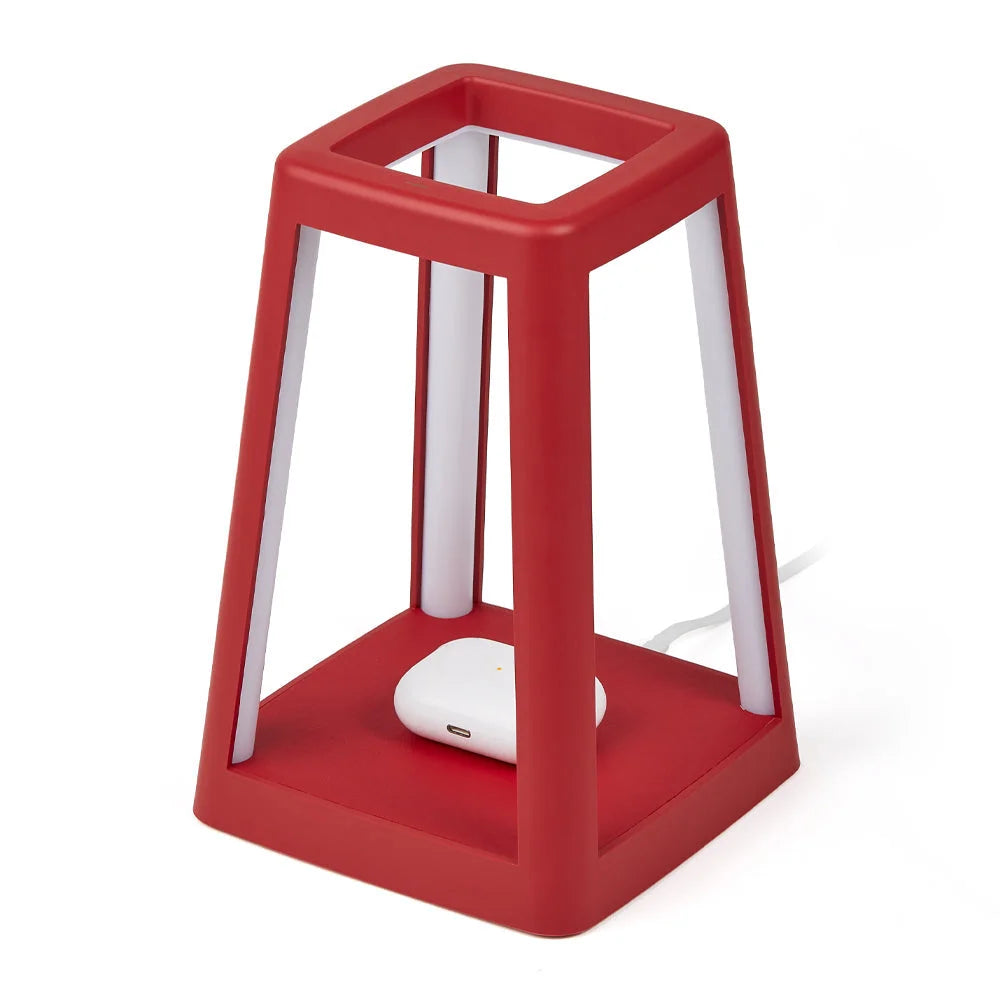 Lexon Lantern Portable Lamp With Built-In Wireless Charger