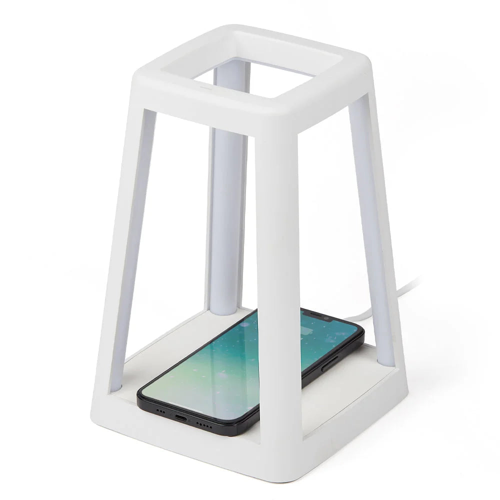 Lexon Lantern Portable Lamp With Built-In Wireless Charger