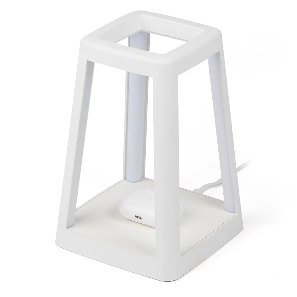 Lexon Lantern Portable Lamp With Built-In Wireless Charger