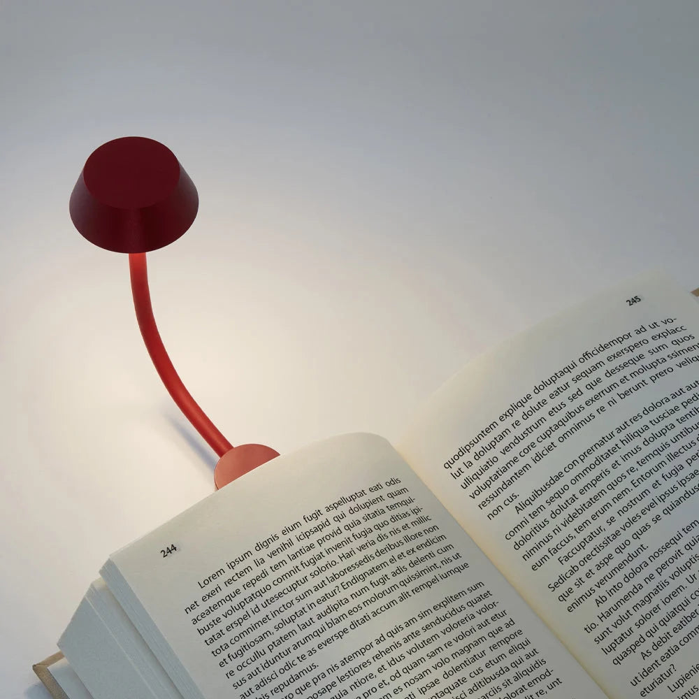 Lexon Mimi Flexible LED Lamp - Dark Red - Home & Garden >