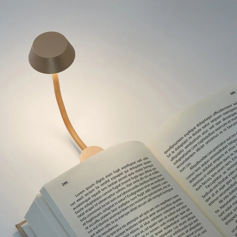 Lexon Mimi Flexible LED Lamp - Gold - Home & Garden >