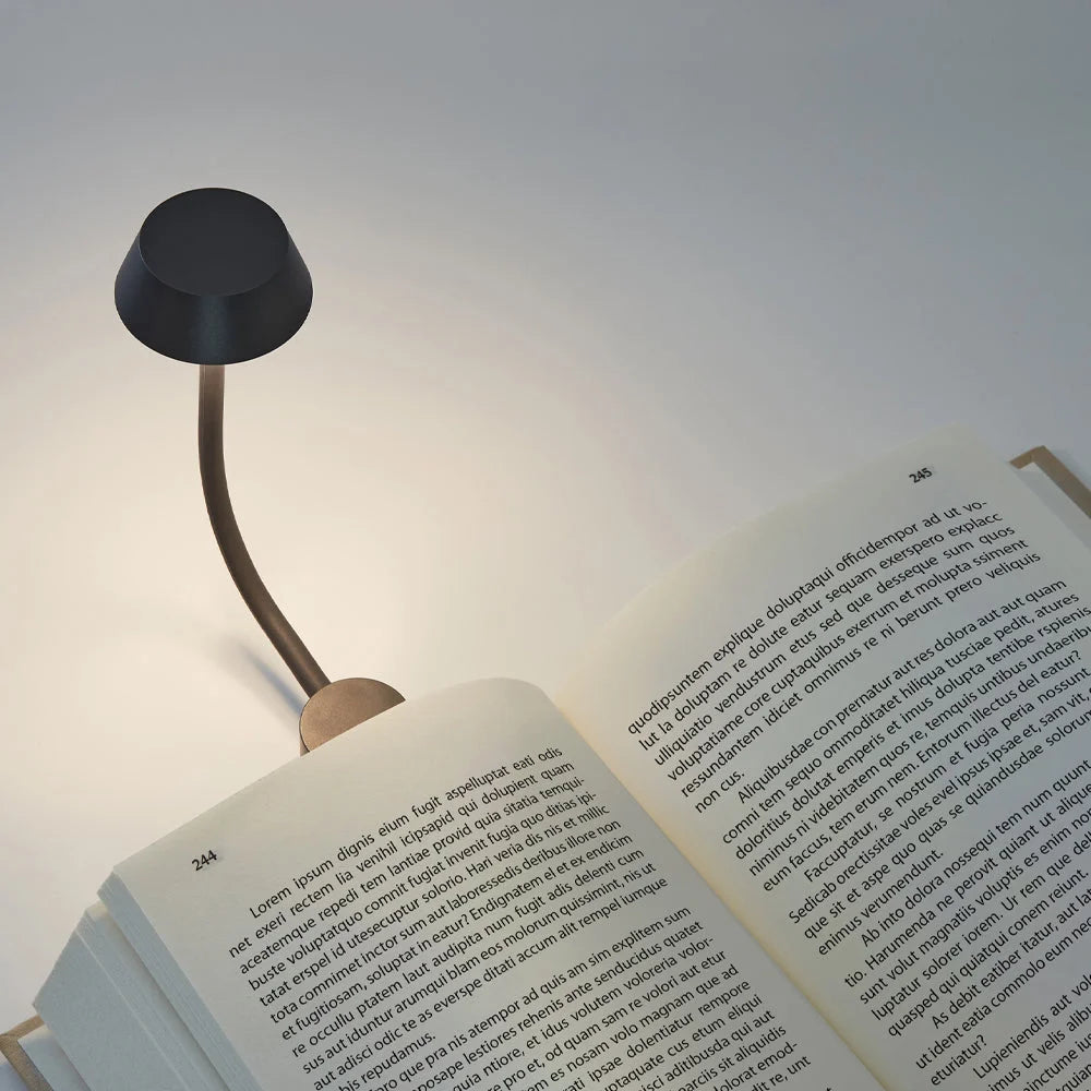 Lexon Mimi Flexible LED Lamp - Gunmetal - Home & Garden >