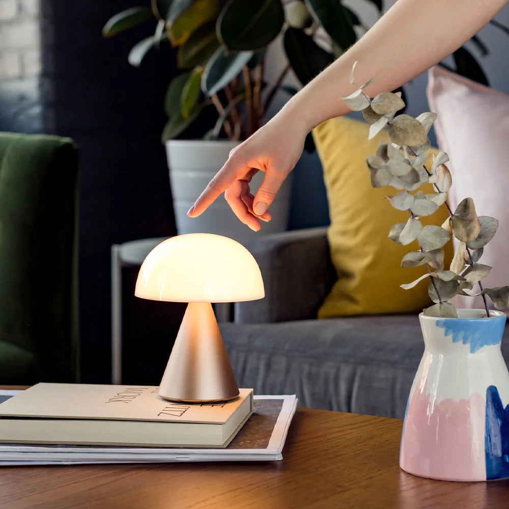 Lexon Mina L Large Portable Led Lamp - Gold - Home & Garden